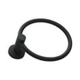 thumbnail image 2 of Stainless Steel Wall Mounted Bath Towel Ring Rack Holder Matte Black Paint Suitable For Bathroom, 2 of 8