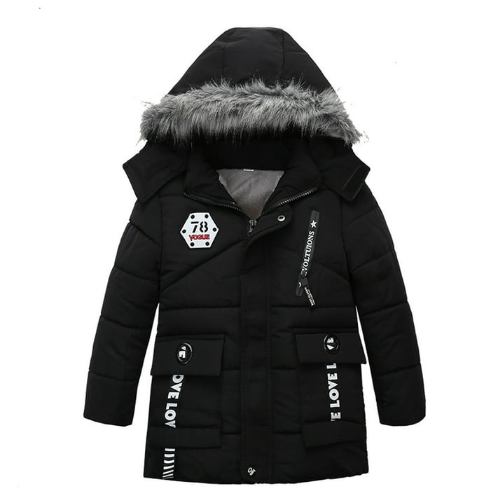 Fashion Coat Children Winter Jacket Coat Boy Jacket Warm Hooded Kids