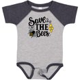 thumbnail image 3 of Inktastic Save the Bees with Bee Illustration with Color Boys or Girls Baby Bodysuit, 3 of 5