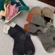 thumbnail image 4 of Granjero Gordo 3 pares de calcetines finos de algodón para mujer, calcetines de algodón suave para mujer por encima del tobillo (A31), 4 of 5