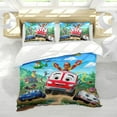 thumbnail image 5 of Firebuds Themed Bed Sheet Set Three Piece Set 53x79 Inches Comfortable And Skin Friendly Unique Design Creating A Star Studded Night Home Decor Gifts For Family Friends fans, 5 of 6