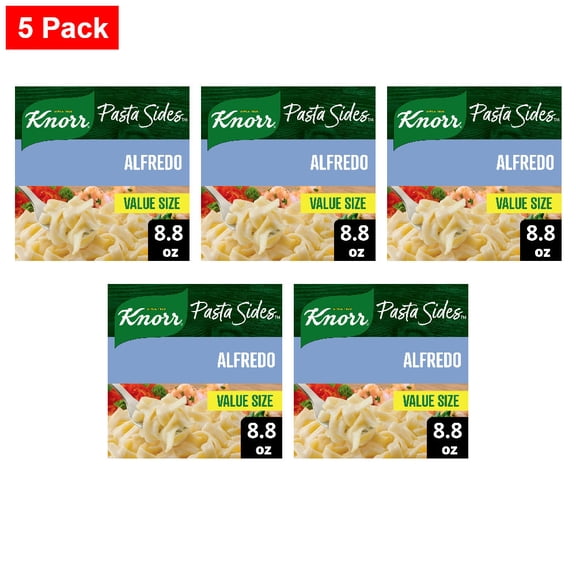 Knorr Fettuccine Alfredo Family Size Pasta Sides 8.8 oz - 5 Pack