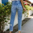 thumbnail image 4 of Women's Stretchy Bootcut Jeans Comfortable Casual Denim Pants For Everyday Wear Vacation Outfits Flared Leg Trousers, 4 of 7