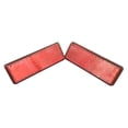 thumbnail image 2 of Reflectores rectangulares universales, accesorio de modificación de placa reflectante resistente Rojo, 2 of 8