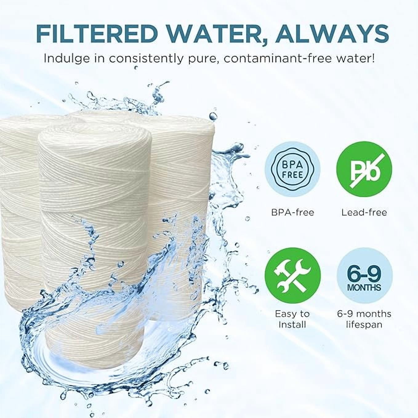 Pelican Water PC40 10 in. 5 Micron Sediment Replacement Filter (4-Pack) by Pelican Water