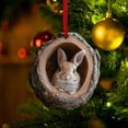 thumbnail image 4 of ziyahi Acrylic Elegant Animal Christmas Ornaments Beautify Tree With Exquisite Designs Unique Style sloth, 4 of 6