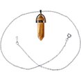 thumbnail image 4 of ORUYROP Crystal Gemstone Healing Pointed Reiki Chakra Pendant Plated Silver Necklace, 4 of 7