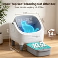 thumbnail image 3 of Invengo Automatic Cat Litter Box Self Cleaning, Large Litter Box for Multiple Cats, Ultra-Quiet with Advanced Odor Control, Safety Sensors, App Control, Gray, 3 of 10