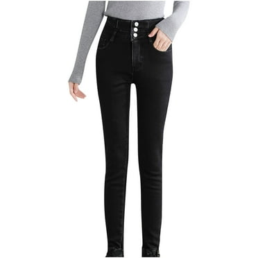 fleece lined jeans walmart