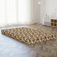 thumbnail image 5 of City Foldable Mattress, Metropolitan Architecture Art, 78.7" x 47.2", Multicolor, by Ambesonne, 5 of 6