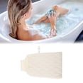 thumbnail image 2 of Unique Bargains Double-sided Bath Towel for Shower Room 5.51"x9.06" 1 Pc Beige, 2 of 6