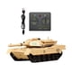 thumbnail image 2 of Tanque de batalla RC de 2,4 GHz, simulación, duradero, control remoto, vehículo RC, juguetes para Amarillo, 2 of 9