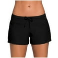 thumbnail image 2 of TEVEQ High Women Bottoms Swim Bikini Waist Shorts Briefs Ruch Swim Shorts Women Tummy Control Women's Board Shorts Swimswear Bottoms Tankini Swim Bathing Briefs Swim Board Shorts for Women Swimwear, 2 of 9