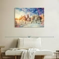 thumbnail image 2 of Elephant Stock Swedish Winter Wall Art - Horizontal Canvas Wall Art - Living Room Wall Decor - Nature Canvas - Blue And Brown Decor - 36" x 24", 2 of 8