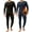 Black+Charcoal, variant on Men's Thermal Underwear Long Johns - 2 Pack Soft and Warm Long Underwear Base layer for Cold Weather