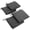 Grey, variant on 20-inch by 19-inch Polyester Chair Cushion (Set of Four) - Java