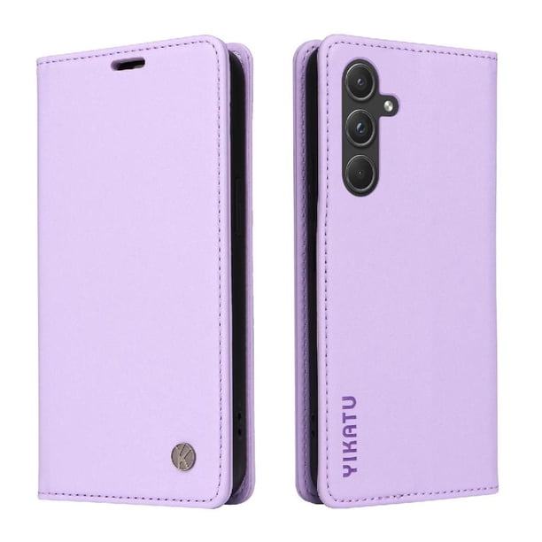 Funda para Samsung Galaxy A55 5G Estuche de Cuero PU Tipo Cartera con Ranuras para Tarjetas y Cierre Magnético