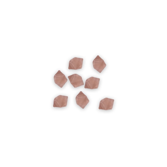 Wosthever 200 piezas de piedras luminosas, guijarros de jardín brillantes, decoración de acuario, pasarela decorativa oscura, césped para exteriores e Jardín y Patio Rosa claro Wosthever HA066818-04