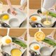 thumbnail image 2 of 1 Pc Household Four-hole Frying Pan Kitchen Pan Non-stick Pan Breakfast Egg Hamburger Small Frying Pan Steak Pot, 2 of 4