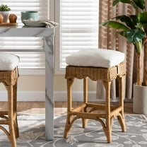 bali & pari Muy Boho Counter Stool, Counter Height, Honey