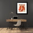 thumbnail image 4 of Bjarne Engebret 20x23 Black Modern Framed Museum Art Print Titled - Composition in Red (1935), 4 of 5
