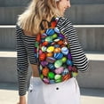thumbnail image 2 of Easygd Easter Eggs2 Canvas Backpack: Stylish, Lightweight, and Versatile with Large Capacity and Adjustable Straps –, 2 of 7