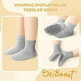 thumbnail image 3 of ELUTONG Toddler Socks, 12 Pack Boys Girls Non Slip Socks with Grippers for Kids Age 1-7, 3 of 7