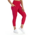 thumbnail image 3 of BSP Women's High Rise 7/8 Length Legging With Mesh & Pockets, 3 of 5