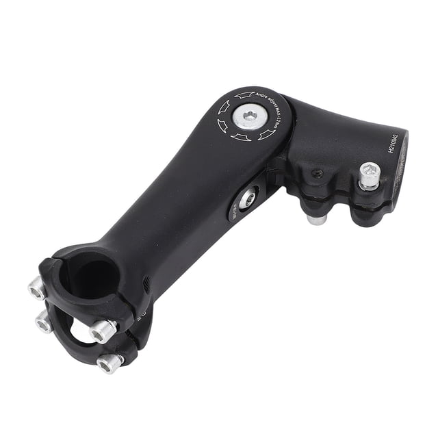 Stem Riser, Adjustable Stem 90 Degree Aluminum Alloy Fork Stem Handlebar Stem Handleba for Mountain Bikes