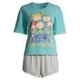thumbnail image 6 of Rugrats Women's Licensed Pajama Set, 3-Piece, 6 of 6