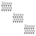 thumbnail image 2 of Naiovety 10pcs Clips de tubería de agua Mangueras de tubería de combustible ajustables Abrazaderas de tubería de aire de acero inoxidable 304, 10-16 mm 10-16 mm 3piezas Naiovety CBP179380, 2 of 6