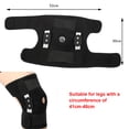 thumbnail image 4 of Knee Brace, Durable Knee Wrap, 20.5 X 11.8Inch Convenient Elastic Breathable Skin-Friendly Adjustable For Leg Outdoor Home Knee, 4 of 8