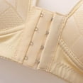 thumbnail image 4 of HUITKMM Bras for Women Large Sized Thin Comfortable Breathable Back Hugging Sagging Front Buttoned Vest Bra for Women, 4 of 5