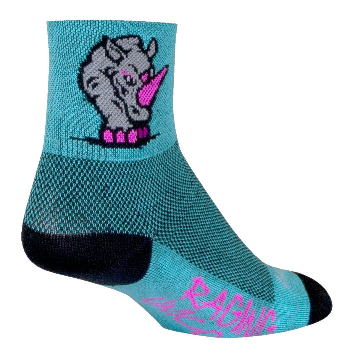 Small/Medium Black/White/Pink SockGuy Classic Udder Socks 3 inch 
