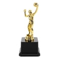 thumbnail image 1 of Mini trofeos de voleibol para competiciones deportivas, copas de plástico para niños, pequeños trofeos para fiestas, medallas de oro para participar, 1 of 8