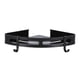 thumbnail image 1 of Repisa Esquinera Con Ganchos Art  Home Negro Para Baño, 1 of 3