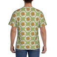 thumbnail image 2 of Rocae Daisies Flowers for Men's Moisture-Wicking Crew Tee - T-Shirt for Sports, Outdoor Activities, and Casual WearMedium, 2 of 9