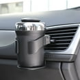 thumbnail image 5 of Car Cup Holder, Car Air Outlet Cup Holder Extender, Car Ashtray Holder, Drink Holder For Most Vehicles With Horizontal Blade Air Outlets, 3.2 Inches High., 5 of 7