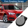 thumbnail image 3 of Unique Bargains Car Sun Visor Sunglasses Holder / Front Sun Visor Eyeglasses Clip Stylish Magnetic for Car SUV Truck / Durable Visor Panel Organizer PU Leather / 1 Pc White Faux Diamond, 3 of 7