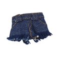 thumbnail image 1 of Pantalones cortos vaqueros a escala 1/12. Accesorio práctico para muñecas: pantalones cortos vaqueros para vestir figuras de 6 pulgadas. azul oscuro, 1 of 9
