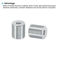 thumbnail image 4 of M6 Aluminum Spacers, 5 Pcs Metal Spacer Aluminum 6.5mm ID x 20mm OD x 20mm L Aluminum Spacer Screw Standoff for 1/4", 4 of 5