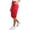 Red, variant on Only Moment Athletic Shorts for Women cool silk cotton High Waisted Elastic Running Shorts with Pockets for Gym Casual White,S