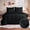 Black, variant on Aisbo Queen Comforter Set Seersucker 7 Pieces, All Season Luxury Bed in a Bag for Bedroom, Bedding Set with Comforters, Sheets, Pillowcases & Shams,Dark Grey