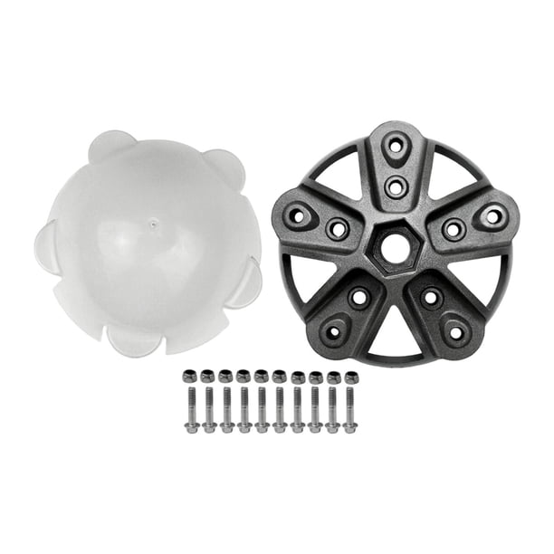 Kit de tapacubos para ruedas de aerogeneradores, repuesto confiable para molinos de viento, tornillos pequeños para 5 cuchillas