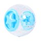 thumbnail image 3 of Pelota de ejercicio para hámster con rueda para correr, ventilación, actividad temporal, espacio de juego, pelota para cobayas y animales pequeños. Azul, 3 of 8
