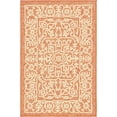 thumbnail image 1 of Unique Loom Botanical Collection Tapis Traditionnel Floral Transitionnel d'Intérieur et d'Extérieur, 2' x 3', Terre Cuite/beige, 1 of 5