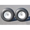 thumbnail image 3 of Antego Tire and Wheel (Set of 2) 5.70x8 Trailer Tire and Wheel Assemblies, White 4 Lug Trailer Tires and Wheels, 6 Ply, Load Range C, 3 of 4