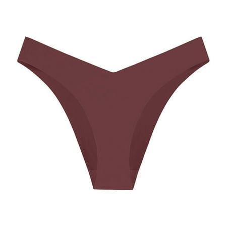 MITCOWBOYS Womens Underwear  Hot Girls Sexy Panty Underwear Bikini String Seamless Thongs Underwear Solid Nylon Ice Silk  Underwear Women  Cotton Underwear for Women  C L (clearance)
