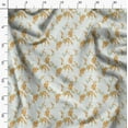 thumbnail image 4 of Soimoi Polyester Fleece White Fabric By the Yard - 56 Inch Wide - Florals, Leaves Print Fabric - Elegant & Beautiful Patterns for Fashion and Home Decor Printed Fabric, 4 of 6