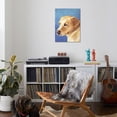 thumbnail image 3 of Art.com Dog Portrait, Yellow Lab Art Print by Jill Sands, 24" x 32", 3 of 3